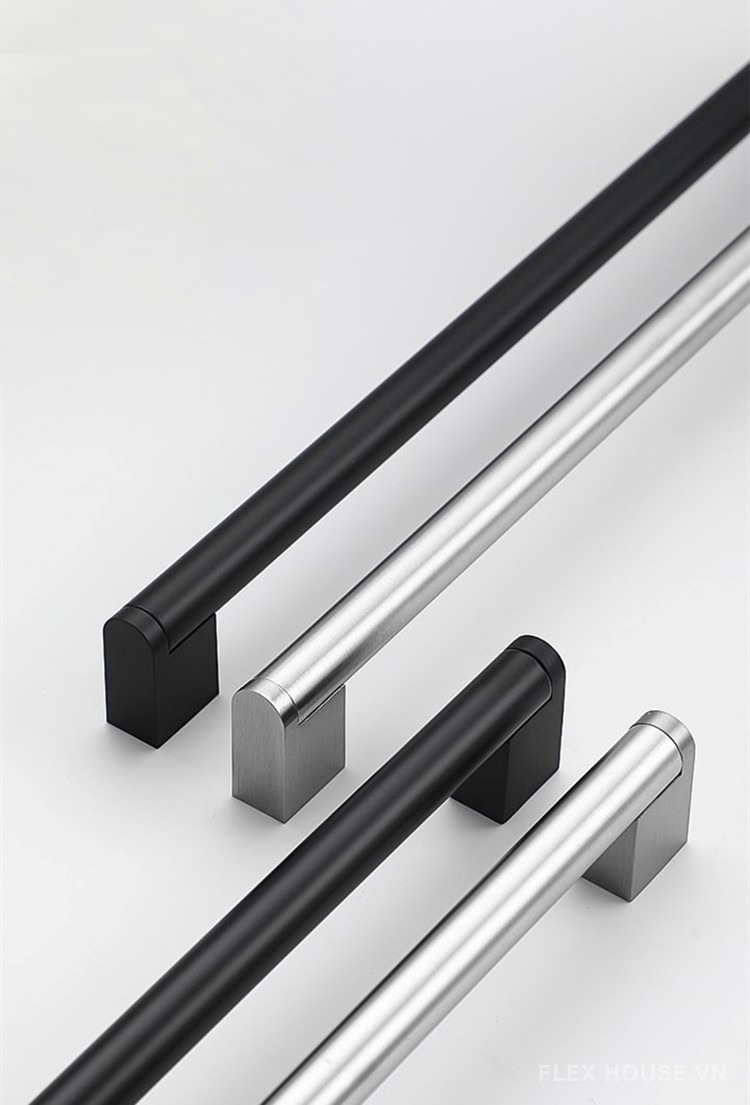 Tay nắm tủ nội thất bằng inox màu đen DJ029B 9