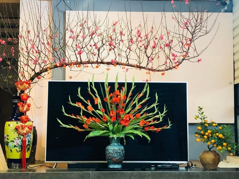 5+ ý tưởng trang trí tết 2025 đẹp độc lạ không thể bỏ lỡ 3 Ý tưởng trang trí tết với đào mai