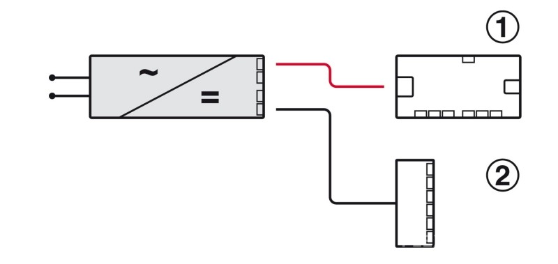 Biến áp Led 12V 20W Extra Slim Loox Hafele 833.72.933