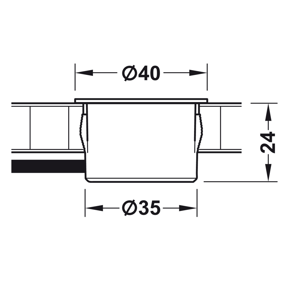 Cổng sạc USB 12V Hafele 833.73.756