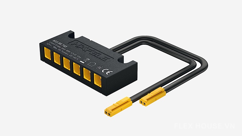 Bộ chia 6 cho RGB 12V/0.1m Hafele 833.95.746 4