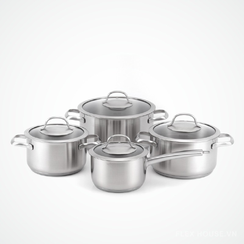 Bộ nồi Inox 8 món Malloca SA-4002 4
