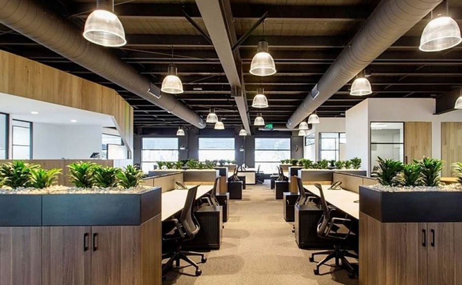 Thiết Kế Văn Phòng Mở Không Thể Thiếu Phụ Kiện Này 16 Đèn chiếu sáng văn phòng
