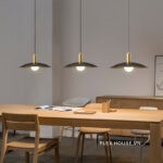 Đèn thả trang trí hình đĩa bay bằng đồng FLM5102 - bìa