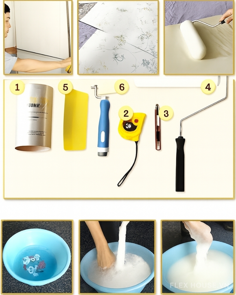 Giấy dán tường họa tiết sóng sáng tạo RMT571 6 Giấy dán tường họa tiết sóng sáng tạo RMT571 4