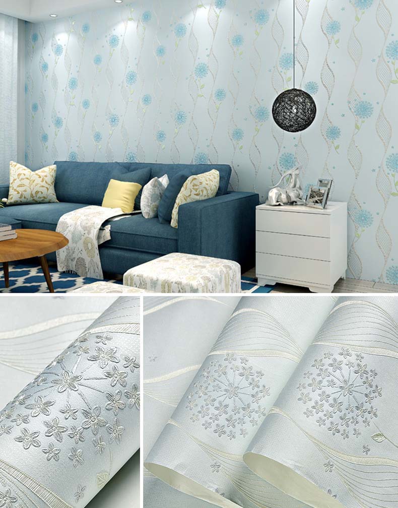 Giấy dán tường hoa văn họa tiết kiểu Mỹ cổ điển RMT6830 9