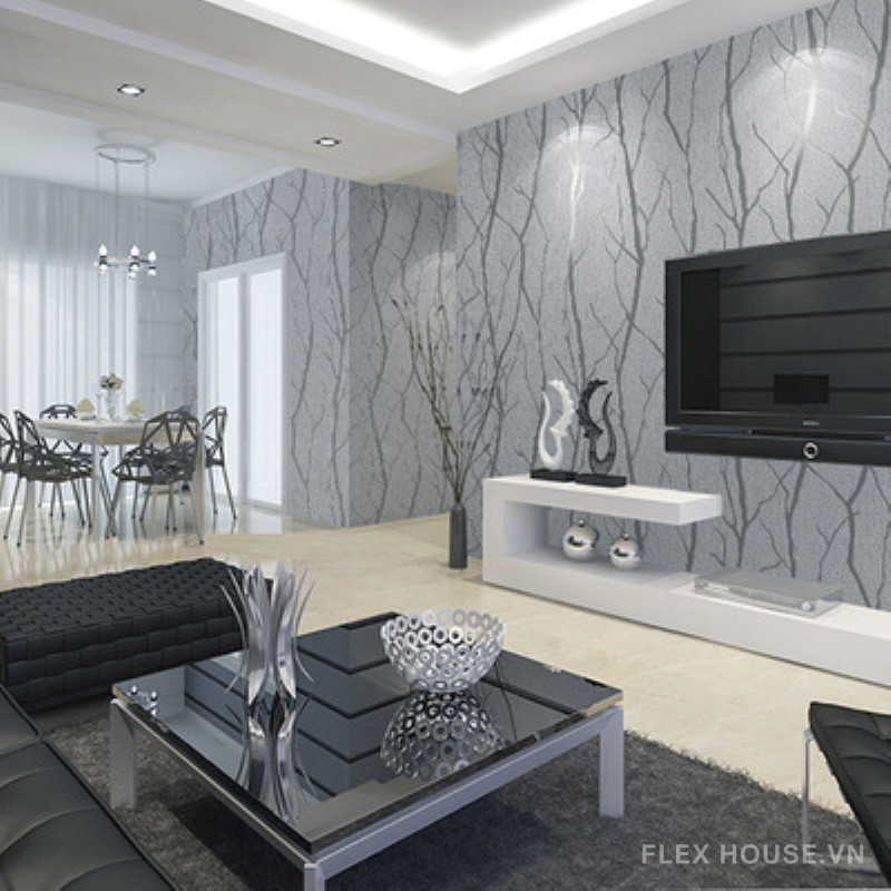 Giấy dán tường phòng khách hoa văn độc đáo RMT6232 12