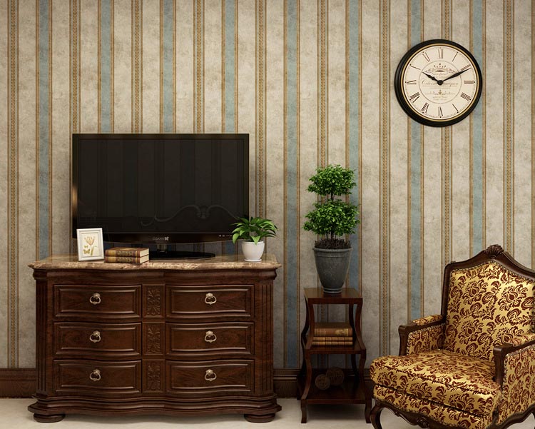 Giấy dán tường tự dính họa tiết sọc Vintage RMT6791 11