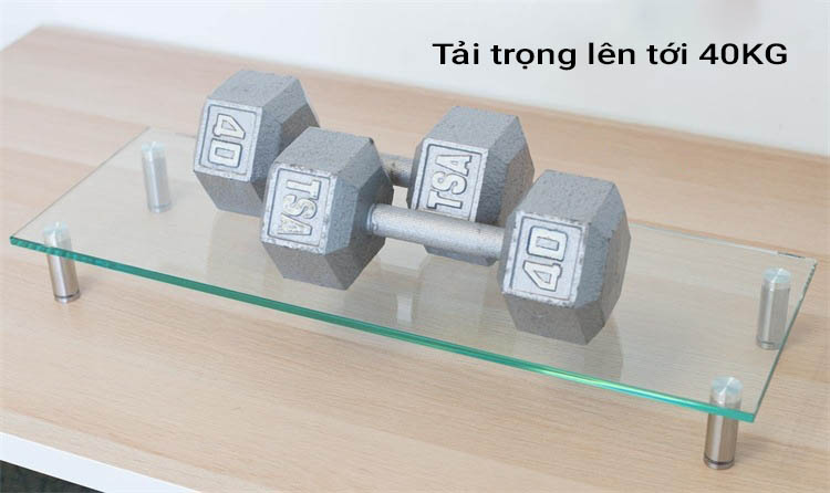 Kệ nâng màn hình bằng kính cường lực trong suốt MH6027 9
