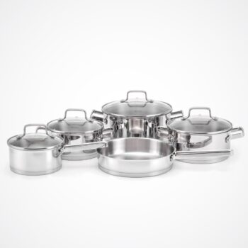 Bộ nồi 9 món cao cấp bằng inox 18/10 Malloca SA-1503