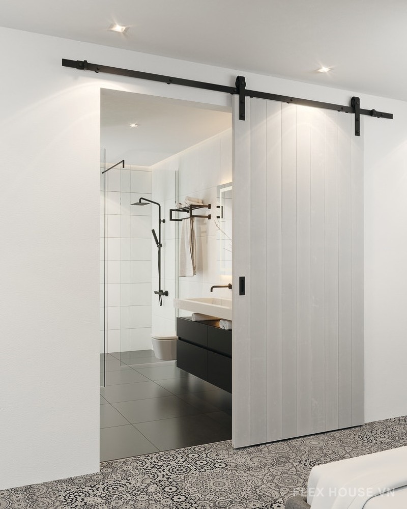 Bộ phụ kiện cửa trượt 100S ray 2m Hafele 941.32.000