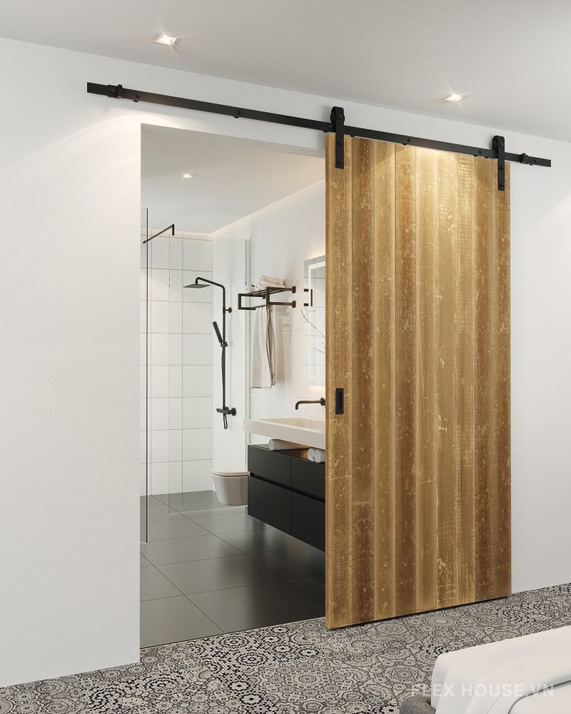 Bộ phụ kiện cửa trượt 100S ray 2m Hafele 941.32.000