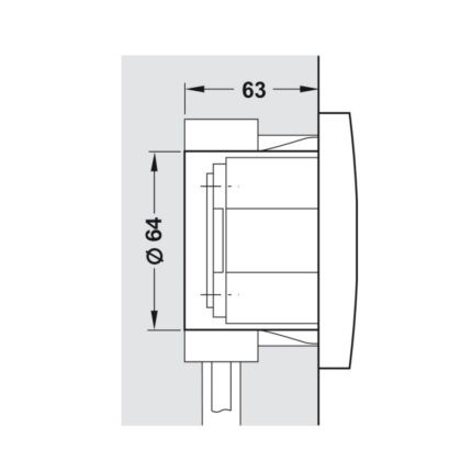 Đầu đọc thẻ WT 210 Dialock Hafele 917.91.077