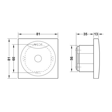 Đầu đọc thẻ WT 210 Dialock Hafele 917.91.077