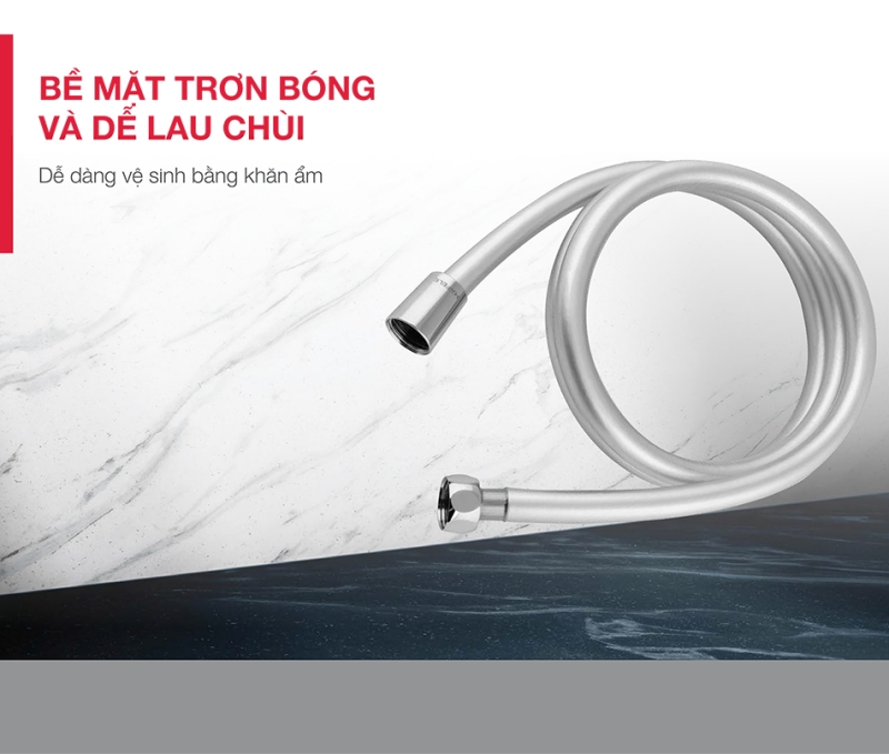 Dây cấp sen tắm PVC mạ G1/2 Chiba Hafele 589.34.905