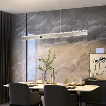 Đèn thả trần dáng dài chao acrylic sáng tạo HSL646