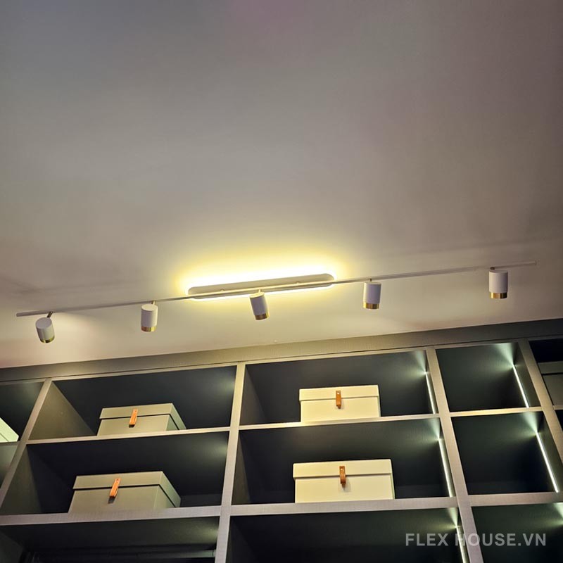 Đèn trần phòng trưng bày màu trắng hiện đại ZH.HMXD058W