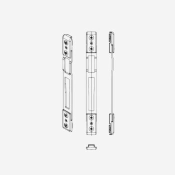 Điểm khóa cửa nhôm 22mm Hafele 972.05.169