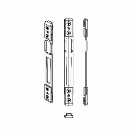 Điểm khóa cửa nhôm 22mm Hafele 972.05.169