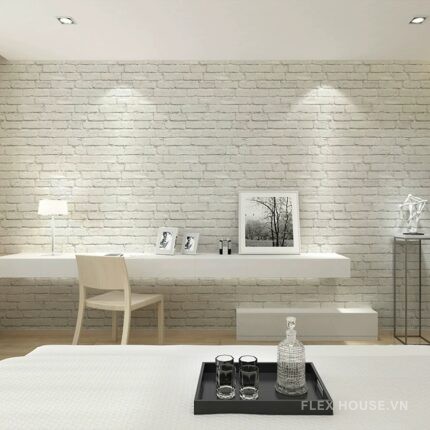 Giấy dán tường 3D giả gạch bí quyết mê hoặc mọi ánh nhìn 3