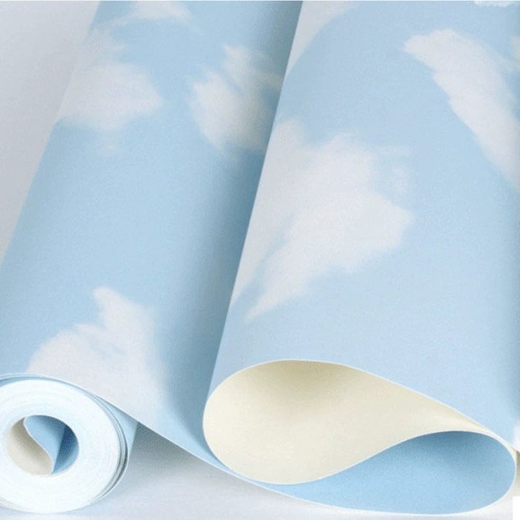 Giấy dán tường đám mây decor phòng trẻ em RMT747