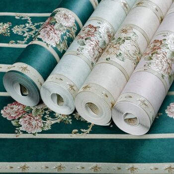 Giấy dán tường hoa văn 3D có keo châu Âu RMT204