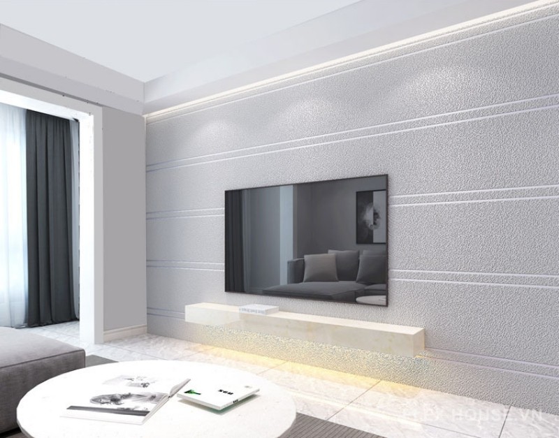 Giấy dán tường phòng ăn viền đôi trang nhã RMT773