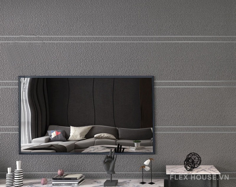 Giấy dán tường phòng ăn viền đôi trang nhã RMT773