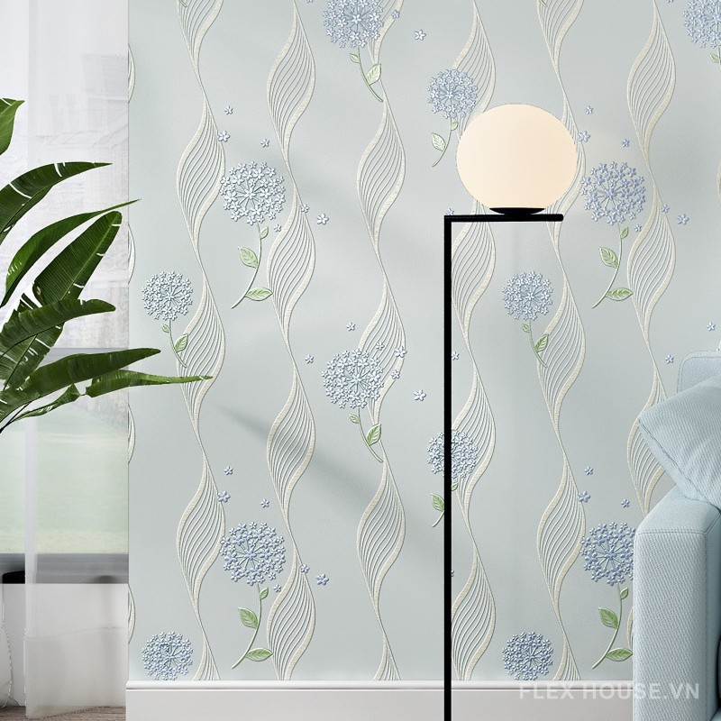 Giấy dán tường tự dính bồ công anh đa sắc RMT360