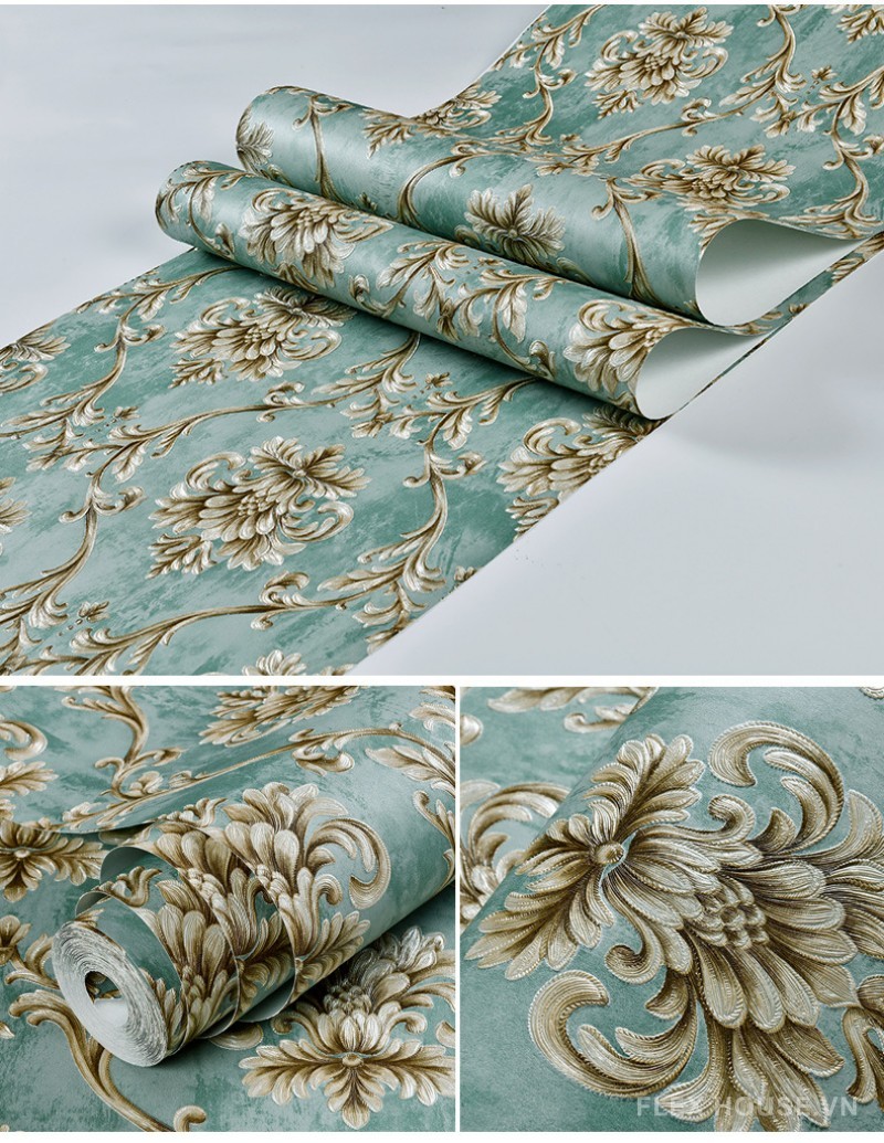 Giấy dán tường tự dính phong cách Vintage RMT210