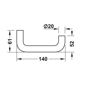 Khóa điện tử khách sạn mặt trong Hafele 917.63.005