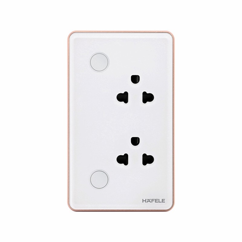 Ổ cắm âm tường nhựa ABS thông minh Hafele 820.71.007