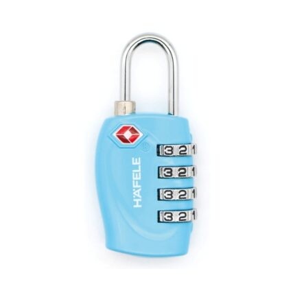 Ổ khóa số du lịch màu xanh TSA 330 Hafele 482.09.007