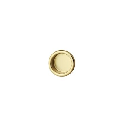 Tay nắm âm tủ tròn màu vàng tối giãn Hafele 153.20.5
