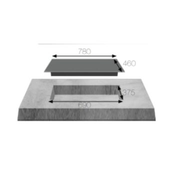Bếp gas âm 2 lò nấu sang trọng KAFF KF-218 (1)