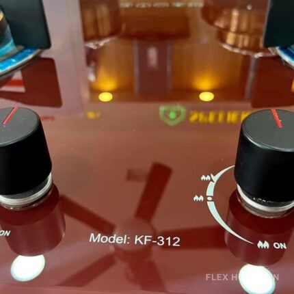 Bếp gas âm 2 vùng nấu màu đỏ cao cấp KAFF KF-312