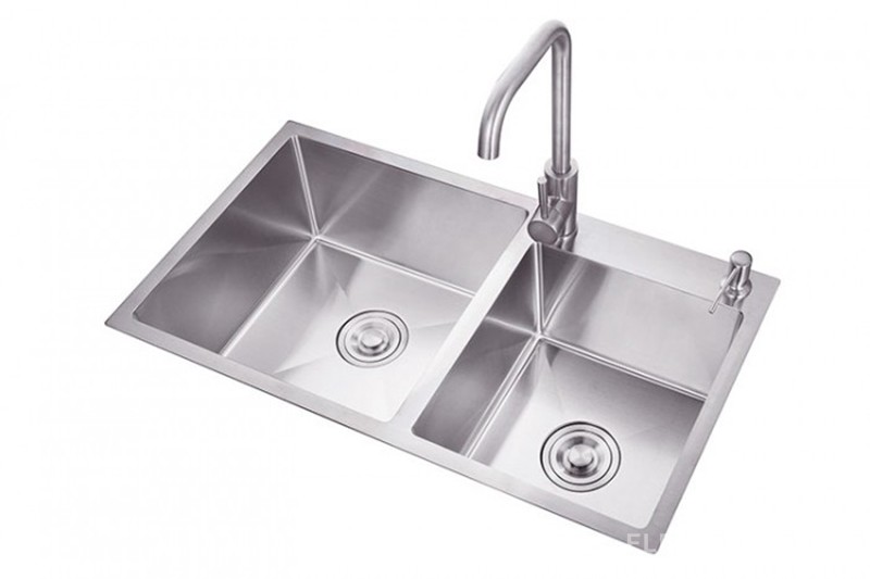 Chậu rửa bát 2 hộc inox KAFF KF-HM8245L 7