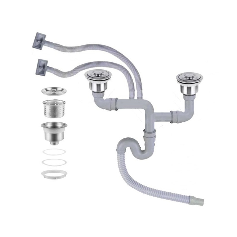 Chậu rửa bát 2 hộc inox KAFF KF-HM8245L 9