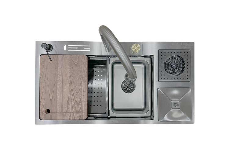 Chậu rửa bát Inox phủ nano KAFF KF-FYD8846-B 3