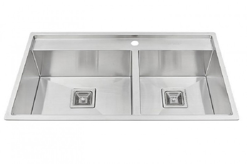 Chậu rửa bát âm inox 2 hố KAFF KF-HMS9050 9