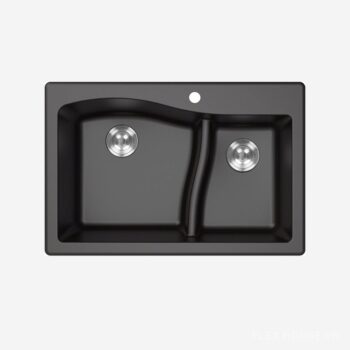 Chậu rửa bát đá 2 hố lệch KAFF GRANITE KF-7948SJ