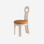 Ghế ăn bằng gỗ tự nhiên lưng tựa kiểu Pháp GH850C