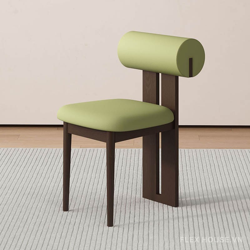 Ghế ăn Hippo Chair đệm da khung gỗ cao cấp GH8431B