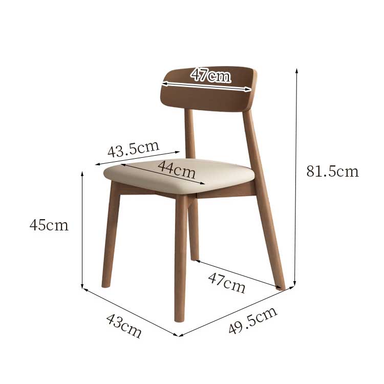 Ghế ăn nhà hàng bằng gỗ nguyên khối kiểu Âu GH8434 8