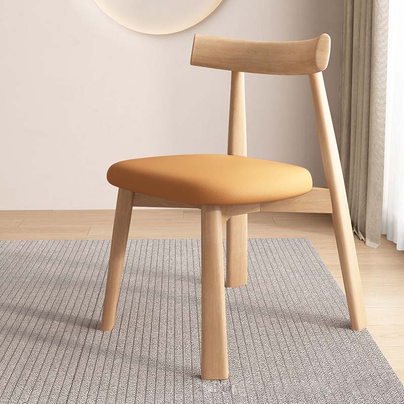 Ghế gỗ nguyên khối tối giản decor quán cafe GH8425A 6
