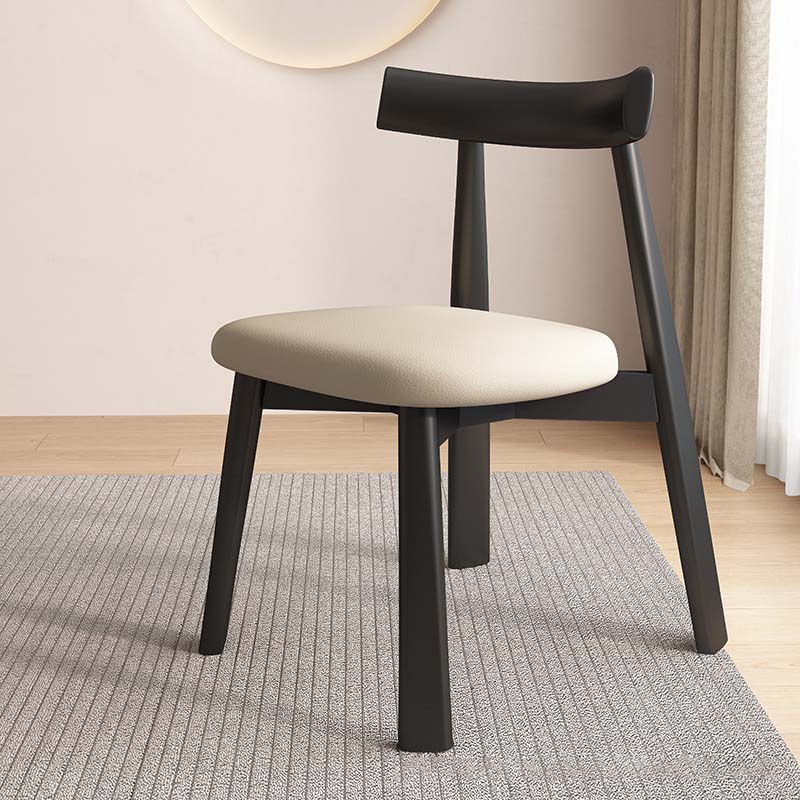 Ghế gỗ nguyên khối tối giản decor quán cafe GH8425A 5