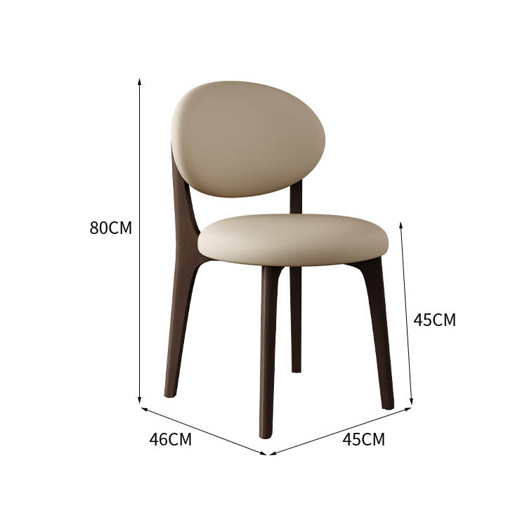 Ghế gỗ nguyên khối hiện đại lưng tựa thoải mái GH8902B 7