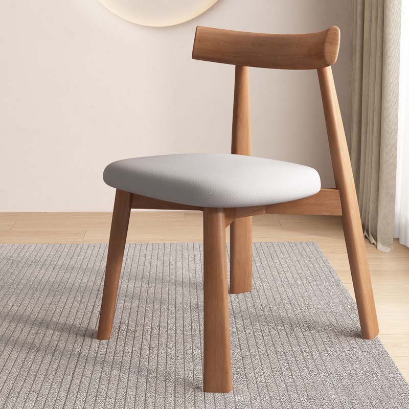 Ghế gỗ nguyên khối tối giản decor quán cafe GH8425B 8