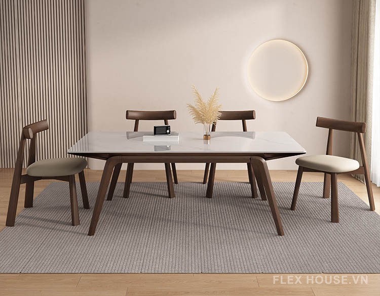 Ghế gỗ nguyên khối tối giản decor quán cafe GH8425B 11