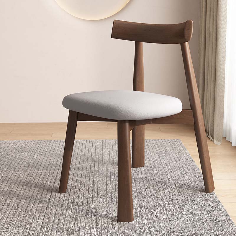 Ghế gỗ nguyên khối tối giản decor quán cafe GH8425B 7